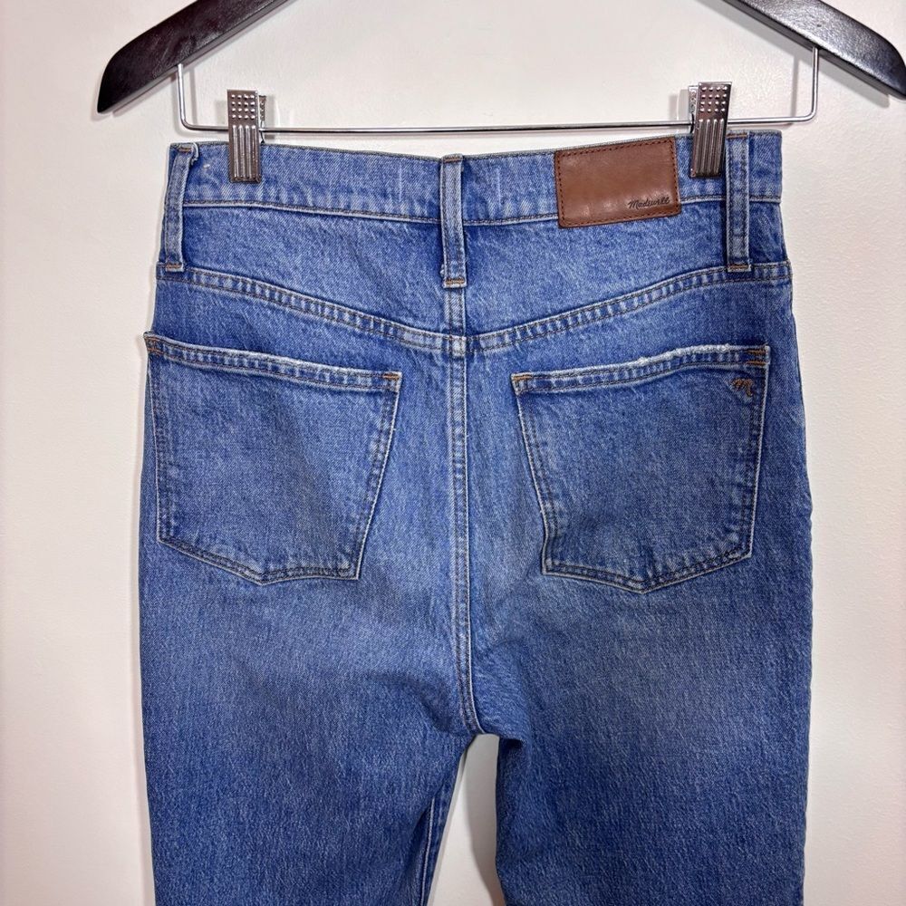 Madewell Classic Straight Jeans in Nearwood Wash Size 24 M3520 - Picture 10 of 16